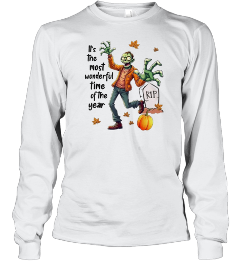 Zombie It&#39S The Most Wonderful Time Of The Year Halloween T-Shirt