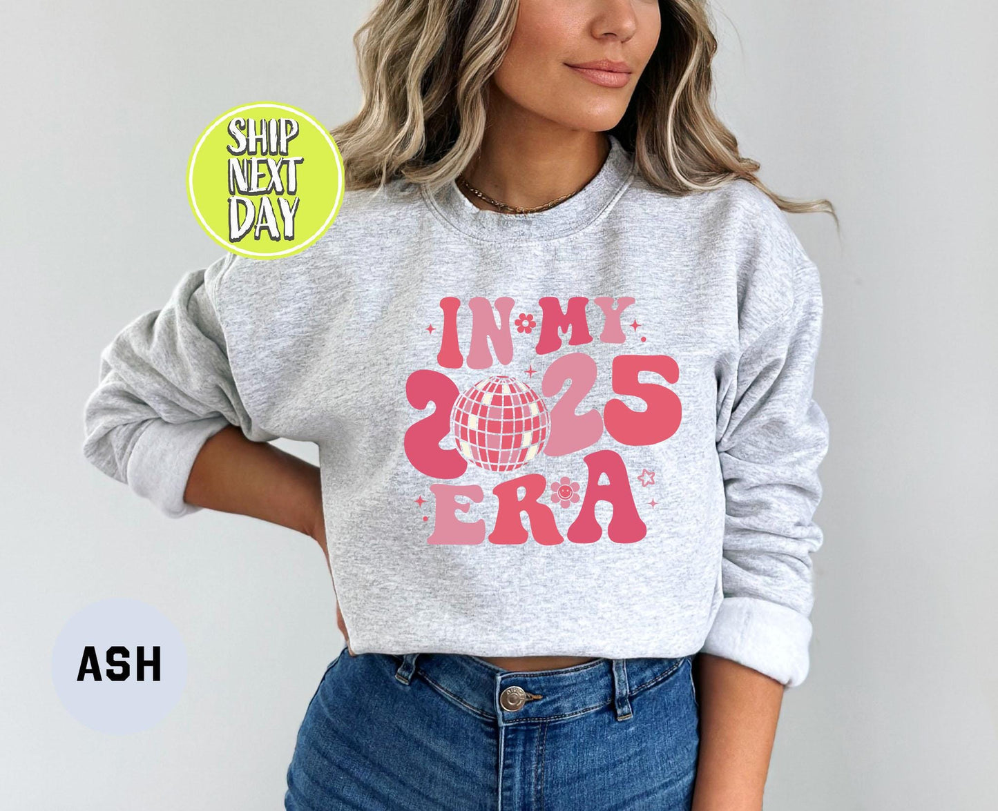 In My 2025 Era Happy New Year Sweatshirt, Family Party Shirt