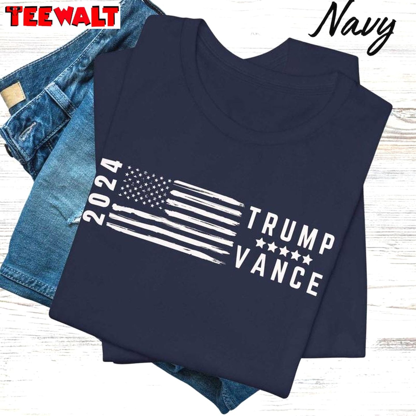 Support Trump Inspired Short Sleeve , Must Have Trump Vance