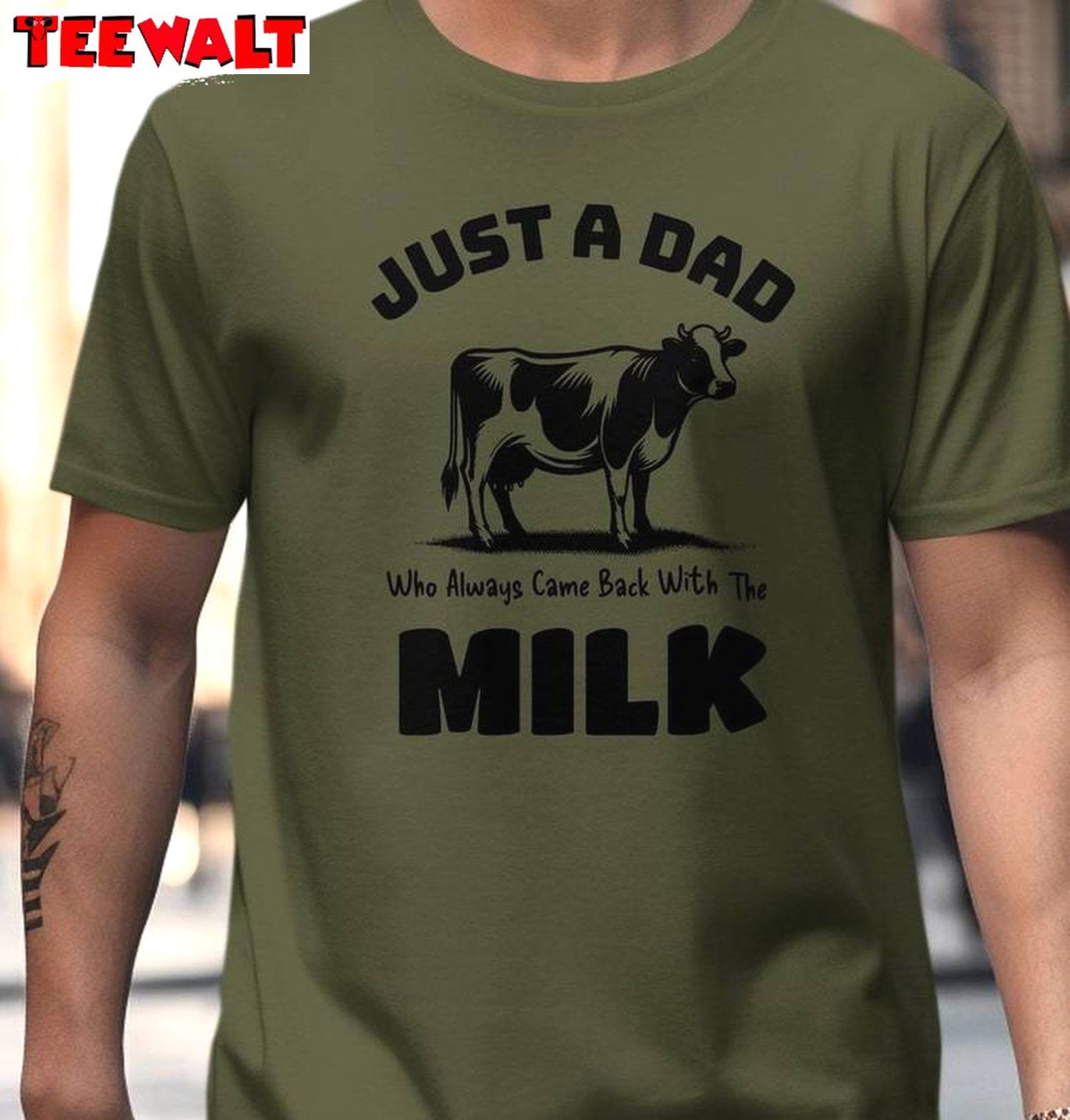 Cow Sweatshirt , Comfort Just A Dad Who Always Came Back With The Milk Shirt Tank Top