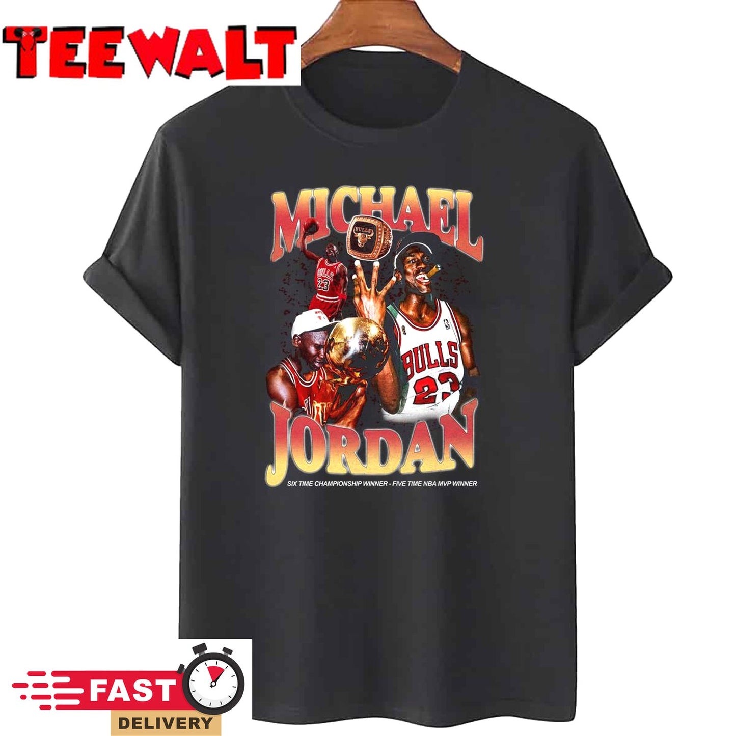 Vintage Michael Jordan The Goat  Unisex T-Shirt