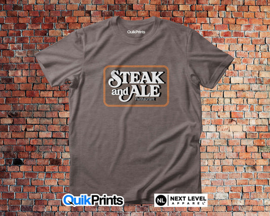 Steak And Ale Restaurant Vintage Defunct Premium  Shirt