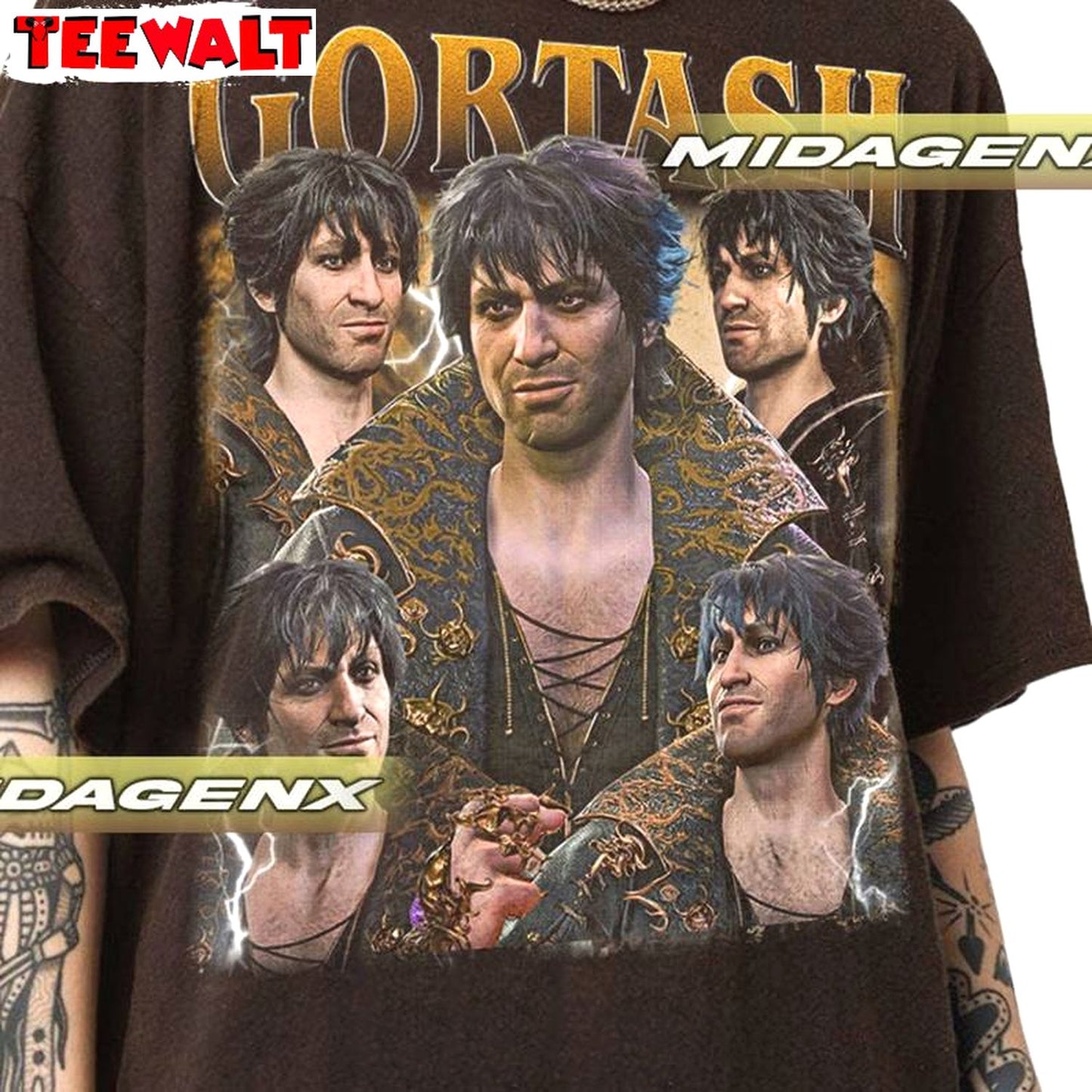 Limited Gortash Baldurs Gate 3 T Shirt , Must Have Gortash Short Sleeve Crewneck