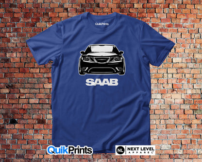 Saab Front Grille T-Shirt - Custom Made To Order