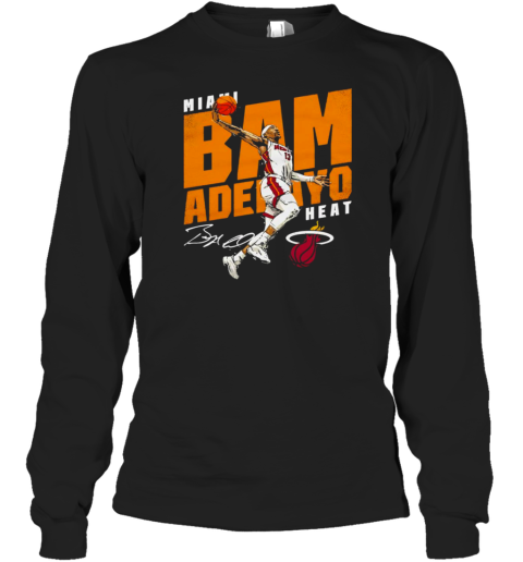 Bam Adebayo Miami Heat Slant T-Shirt