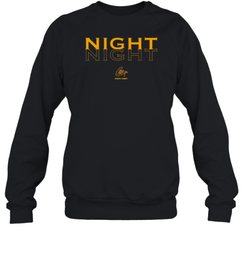 Funny Stephen Curry Night Night Signature T-Shirt