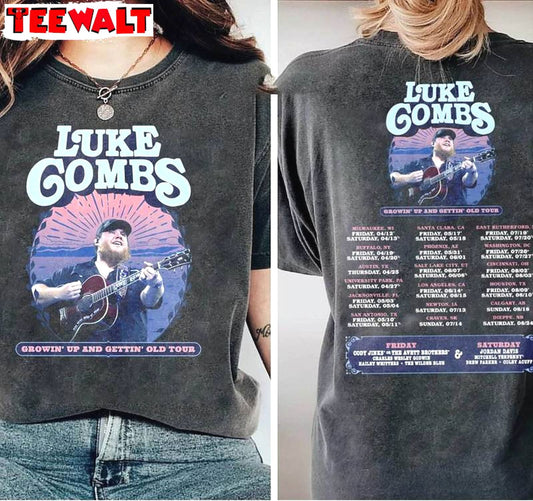 Vintage Luke Combs Sweater, Retro Luke Combs World Tour Shirt Unisex Hoodie