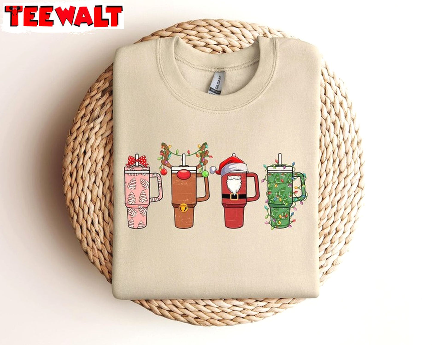 Christmas Coffee Sweatshirt, Coffee Lover Gift