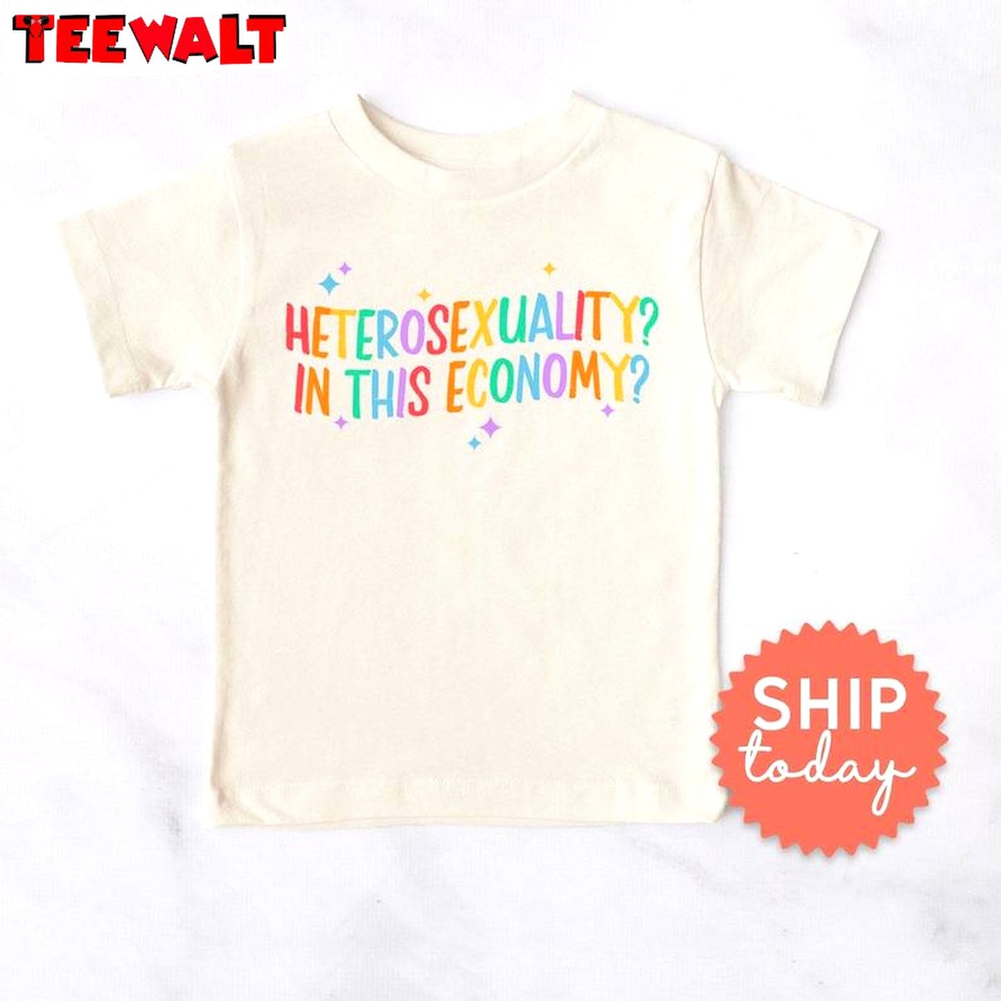 Funny Heterosexuality In This Economy Shirt, Pride Month Kids Hoodie