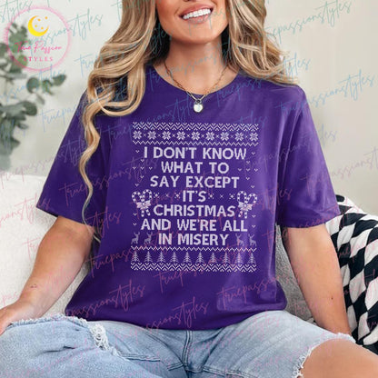 I Don'T Know What To Say Christmas Vacation Hoodie Shirt