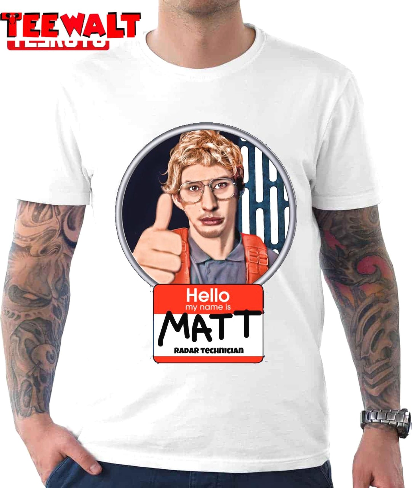 Hello My Name Is Matt Unisex T-Shirt