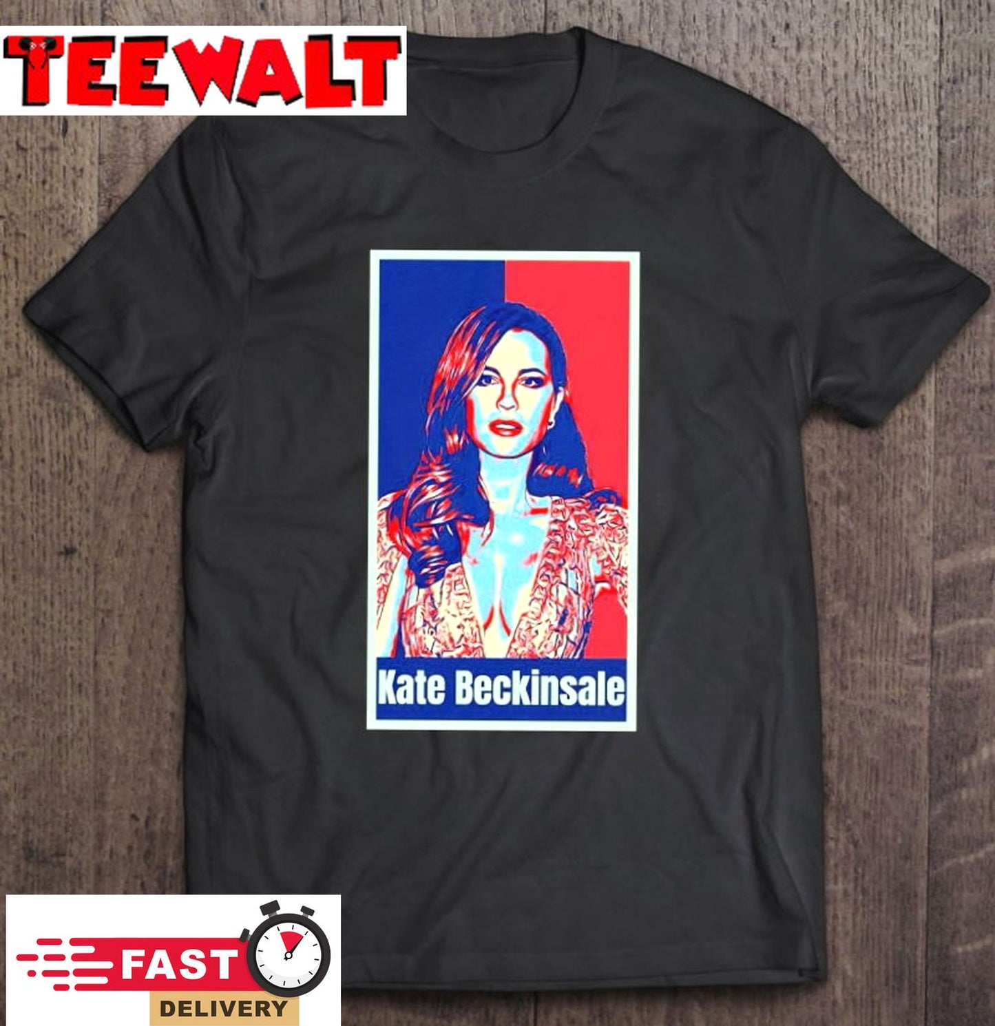 Kate Beckinsale Vintage Retro Portrait T Shirt