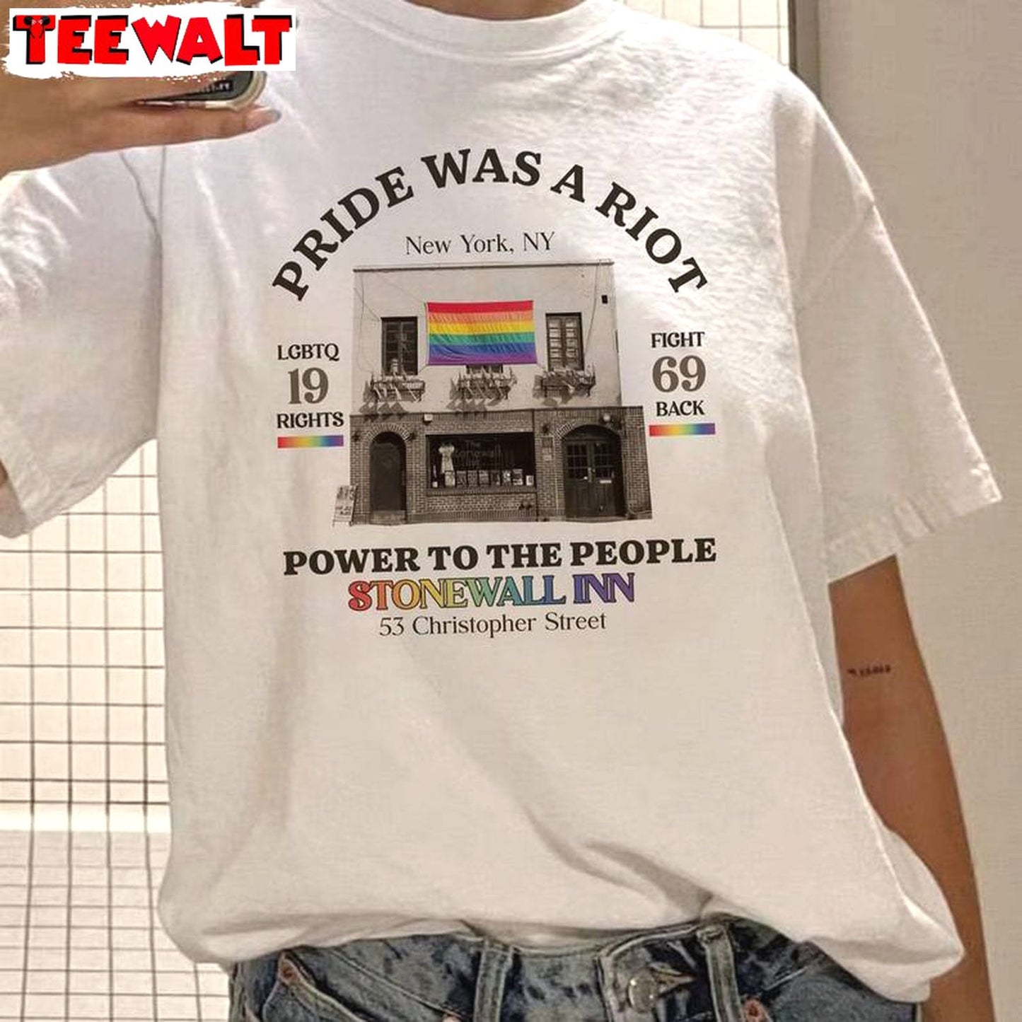 Trendy The First Pride Was A Riot Shirt, Riot Queer Unisex Hoodie Crewneck