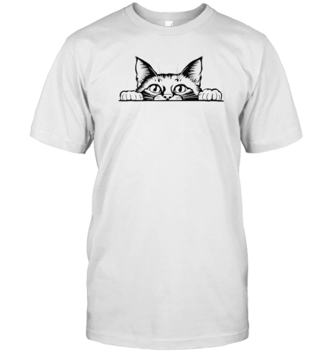 Cat Peeking T-Shirt