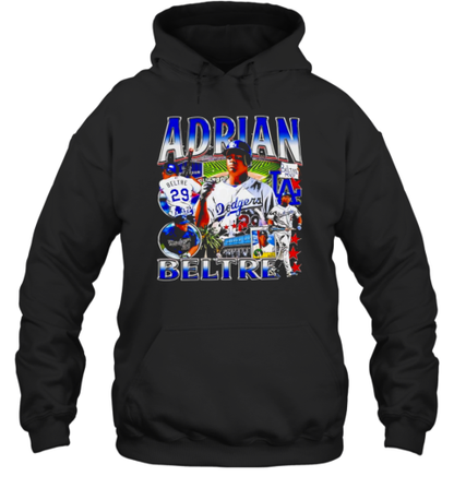 Adrian Beltre Los Angeles Dodgers Baseball Player Vintage T-Shirt