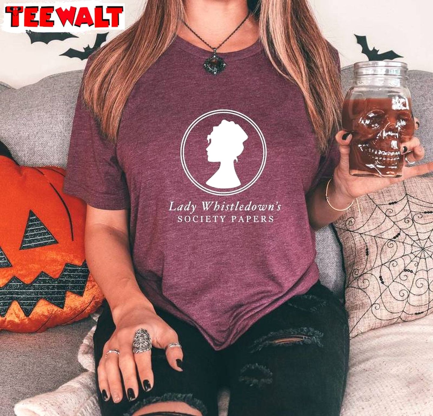 Must Have Lady Whistledown Shirt, Spill The Tea Inspirational Crewneck Long Sleeve