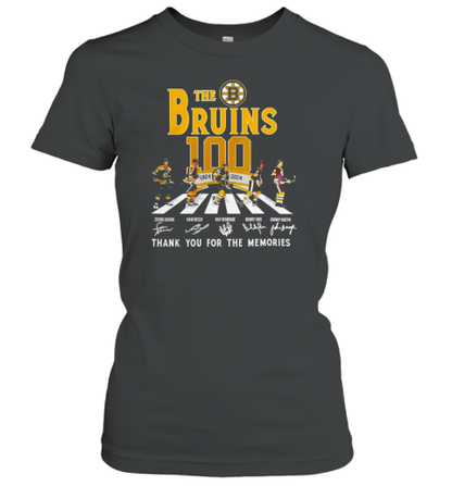 Boston Bruins 100 Thank You For The Memories T-Shirt