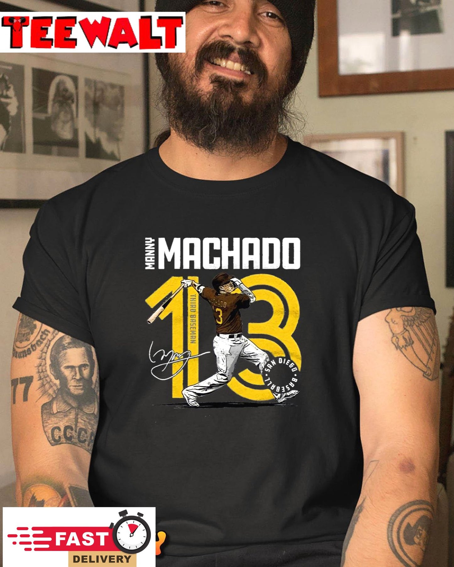 San Diego Baseball Manny Machado 13 T-Shirt