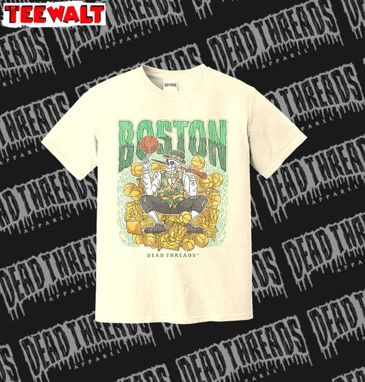 Dead Threads Basketball Unisex Hoodie, Comfort Boston Celtics Shirt Tank Top