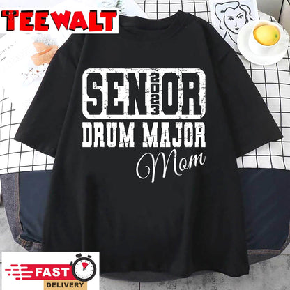 Retro Class of 2023 Senior Drum Major Matching Family Mom T-Shirt