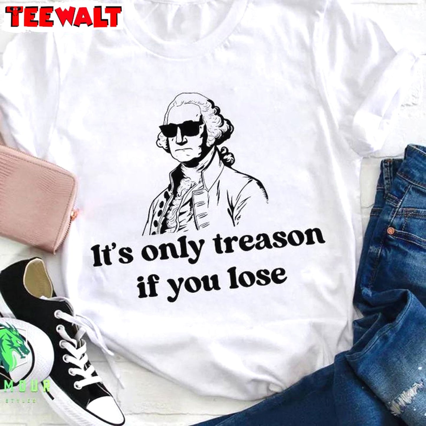 Vintage It's Only Reason If You Lose Shirt, Treason Day Tee Tops Sweater