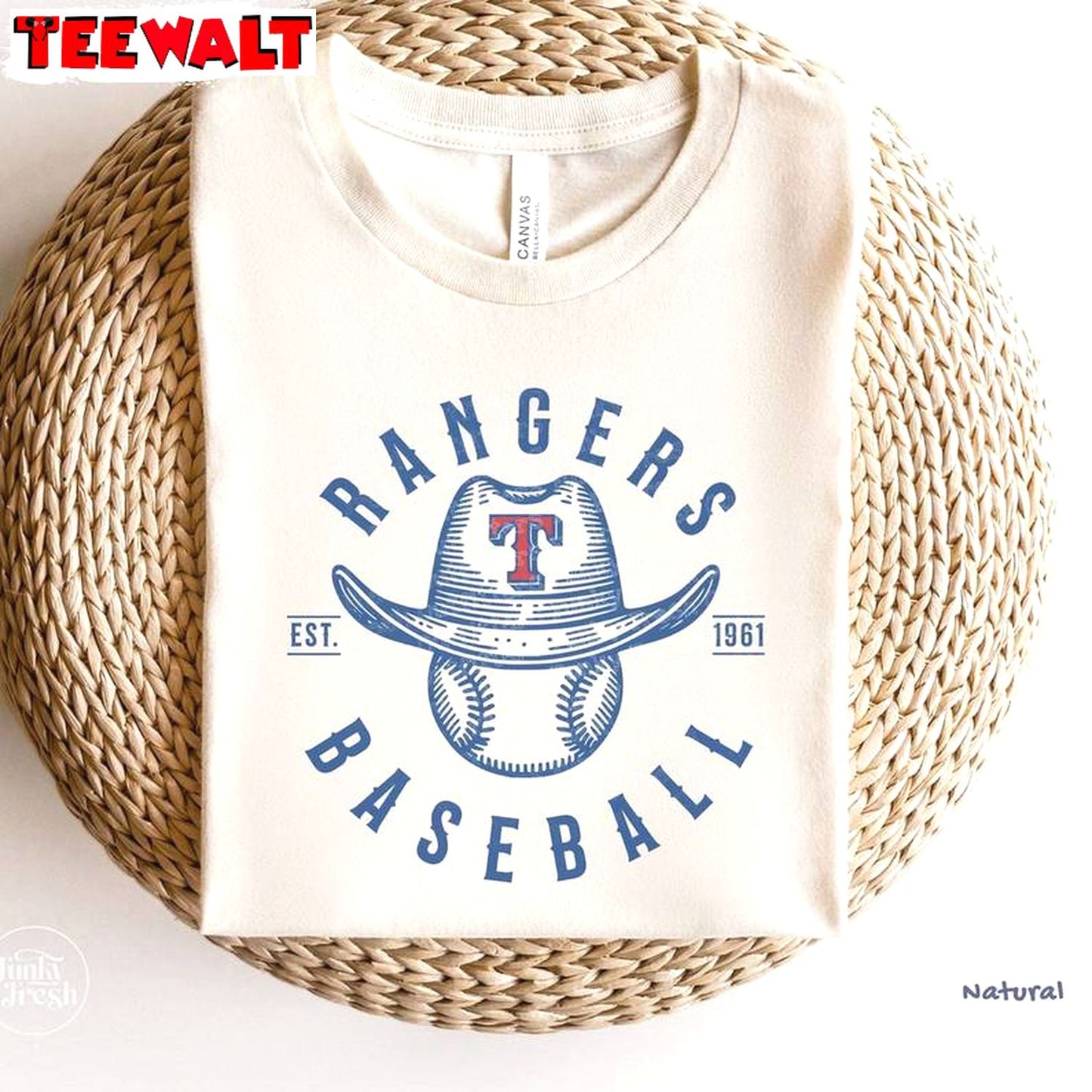 Texas Rangers Groovy Shirt, Must Have Rangers Baseball Short Sleeve Crewneck