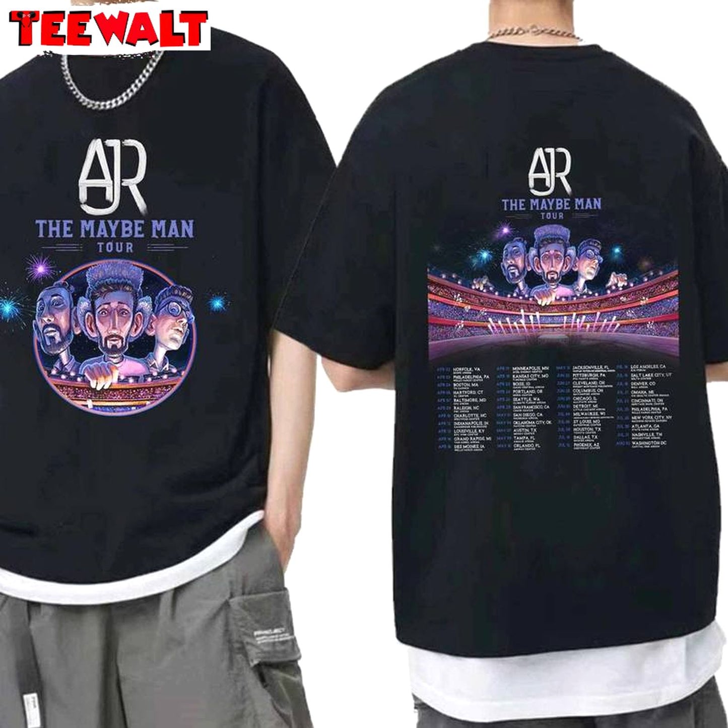 Ajr The Maybe Limited Short Sleeve , Comfort Ajr Band