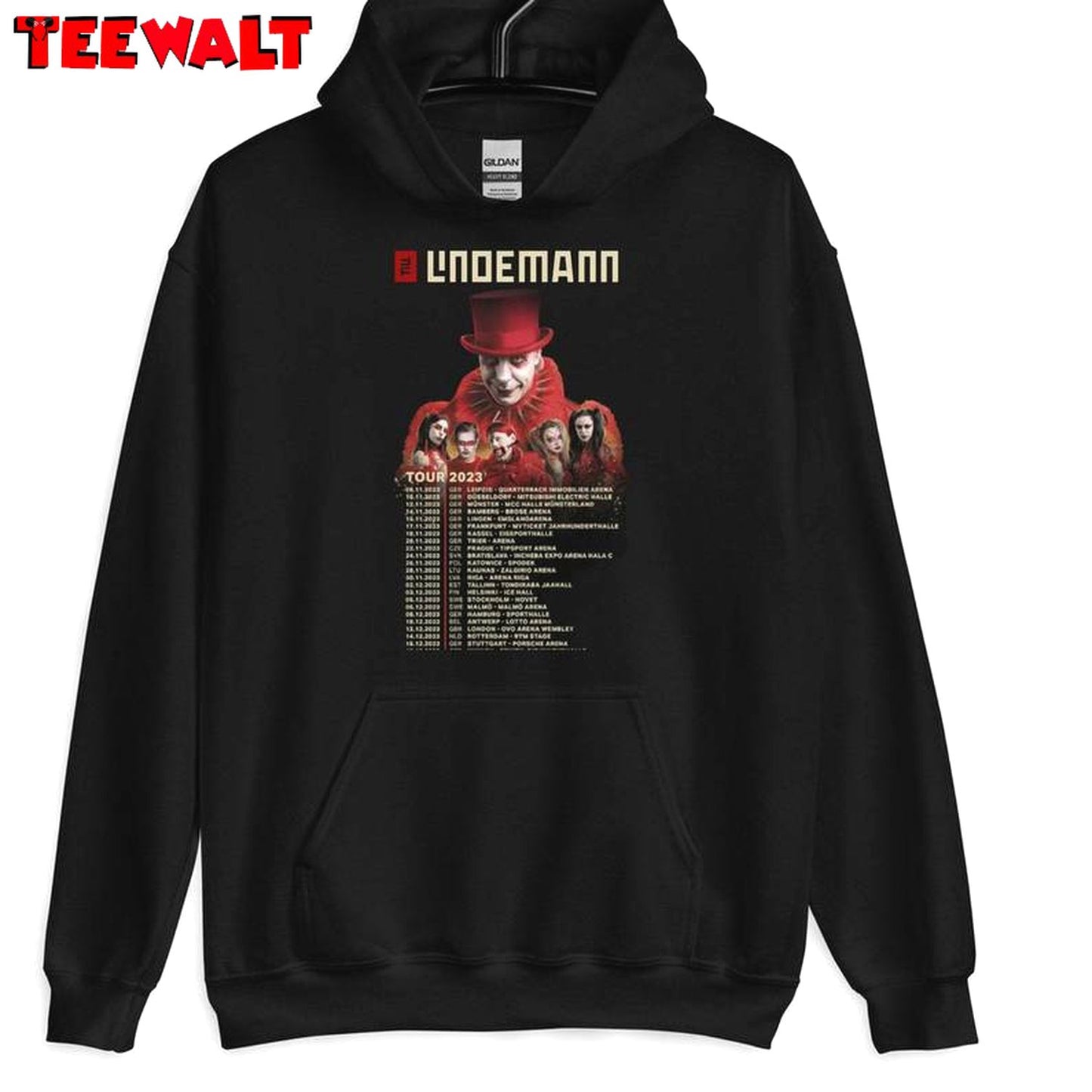 New Rare Rammstein Band Shirt, Lindemann Tour Unique Long Sleeve