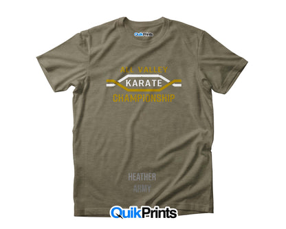 All Valley Karate Championship Premium T-Shirt - Custom Made