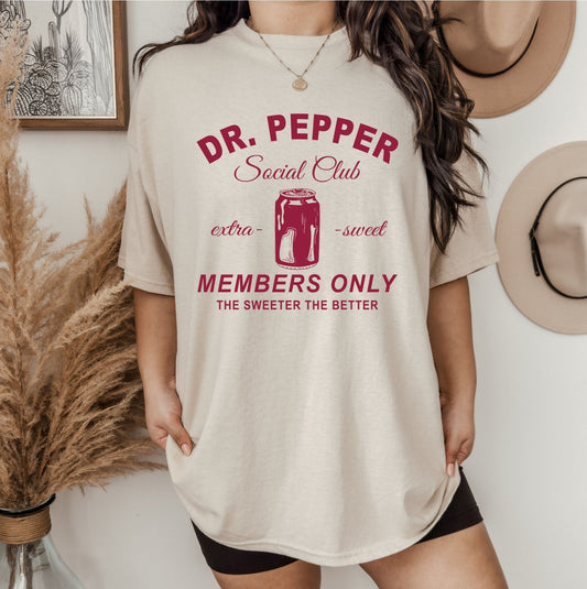 Dr. Pepper Social Club Trendy Design Shirt