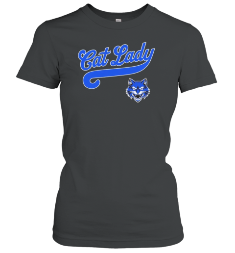 Cat Lady Baseball Wildcat T-Shirt