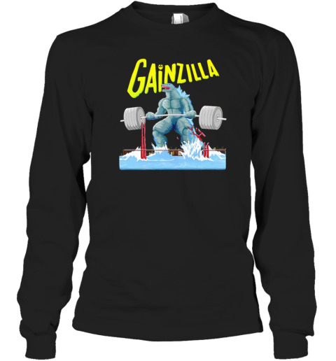 Gainzilla Godzilla Weightlifting Gym T-Shirt