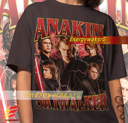 Anakin Skywalker Vintage 90'S T-Shirt - Retro Star Wars Fan Tee, Classic 90S Style