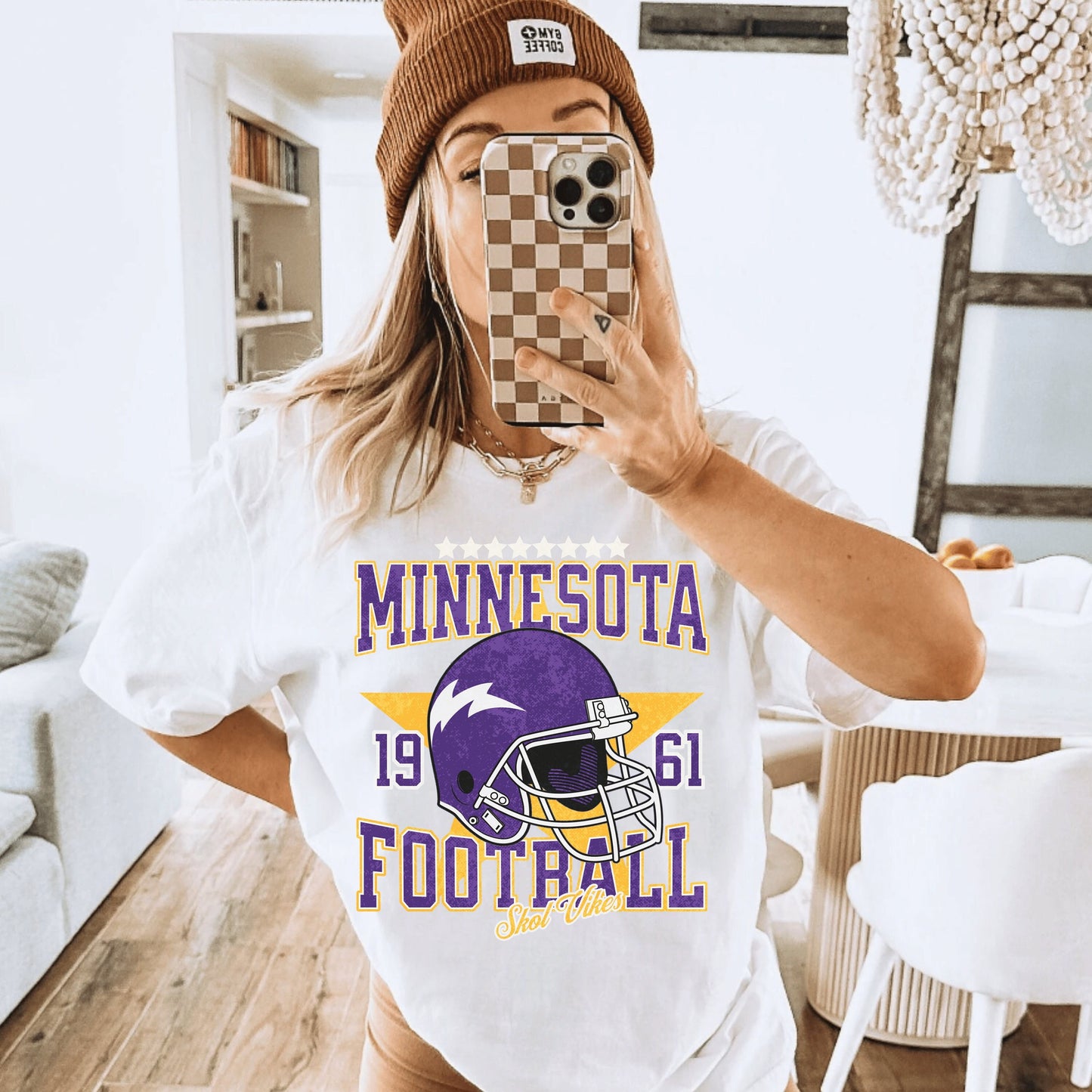 Minnesota Football Shirt - Comfort Colors Vikings Kirk Cousins Sweatshirt