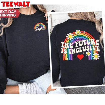 Awesome Trans Rights Unisex Hoodie, Must Have The Future Is Inclusive