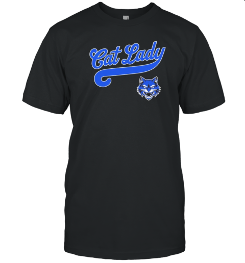 Cat Lady Baseball Wildcat T-Shirt