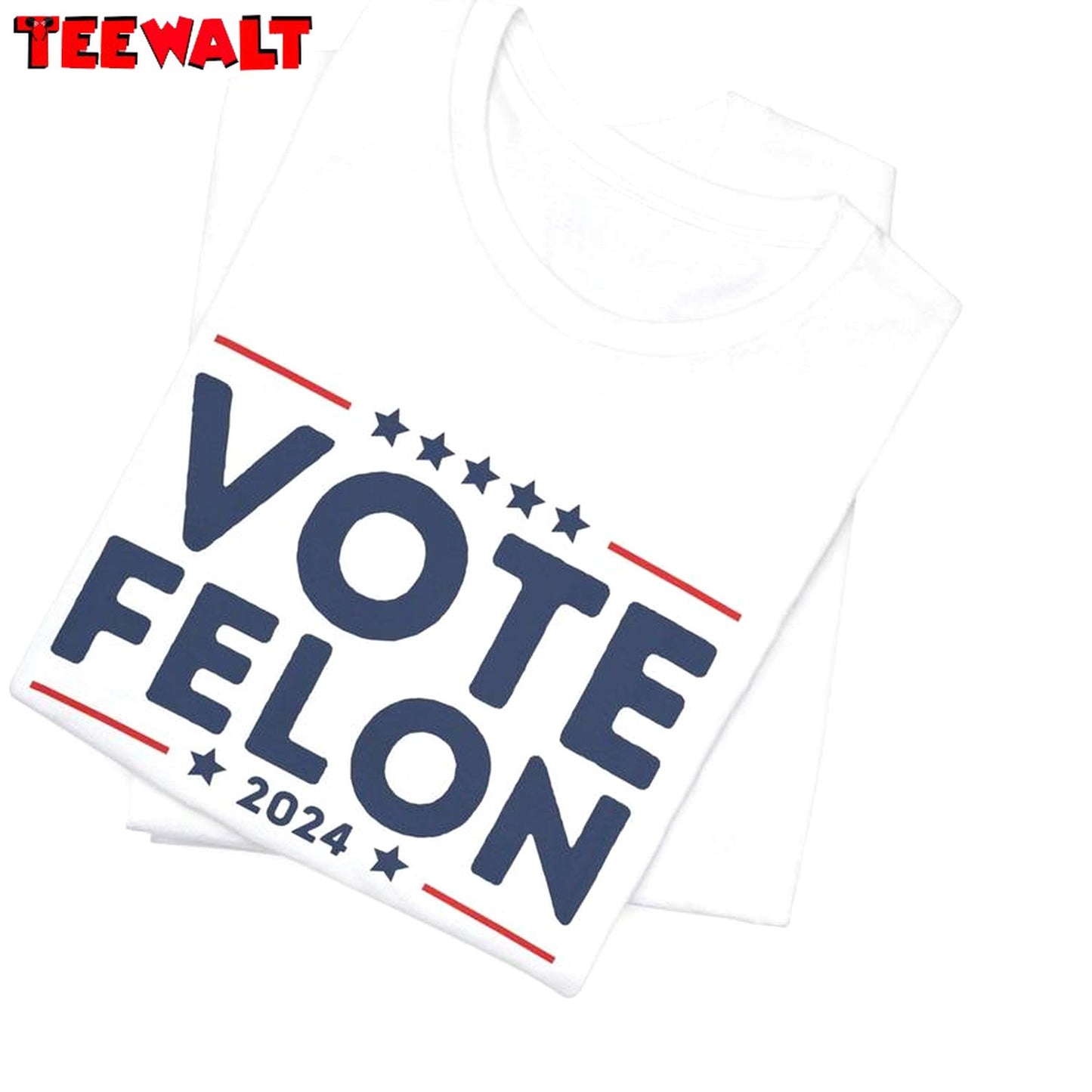 Unique Vote Trump Sweatshirt , Comfort I'm Voting For The Felon Shirt Long Sleeve