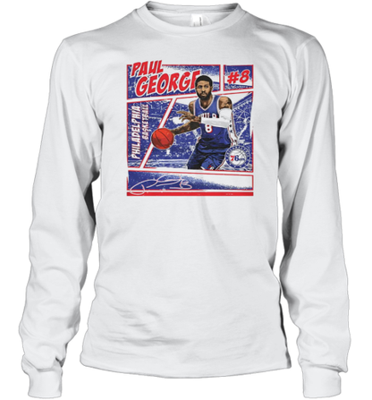 Paul George Philadelphia 76Ers Comic T-Shirt