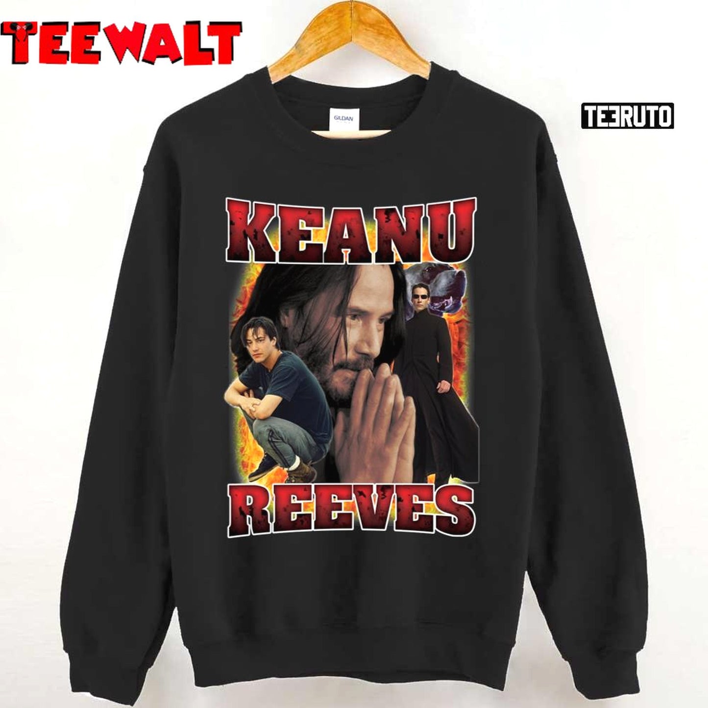 Keanu Reeves Vintage Bootleg 90s Unisex T-Shirt