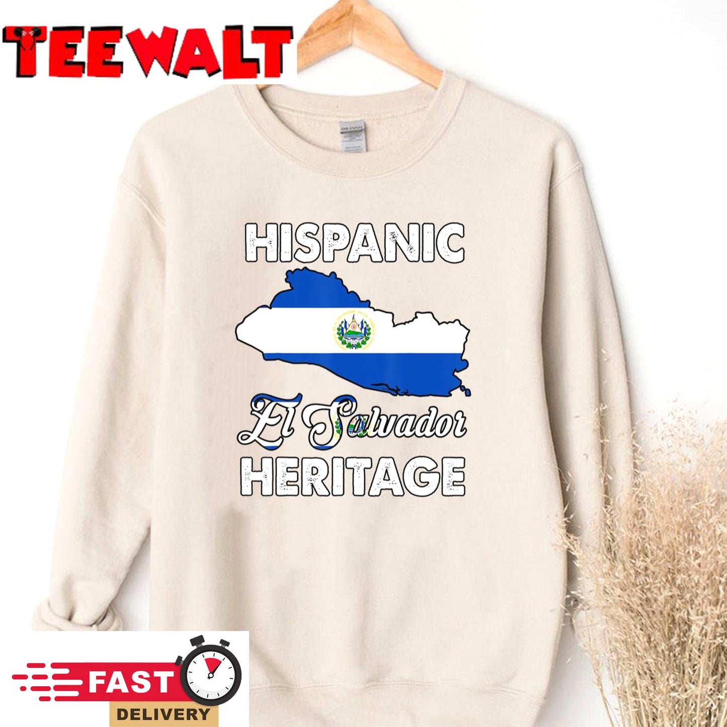 El-Salvador Flag Hispanic Heritage Month Salvadorian Pride  Sweatshirt