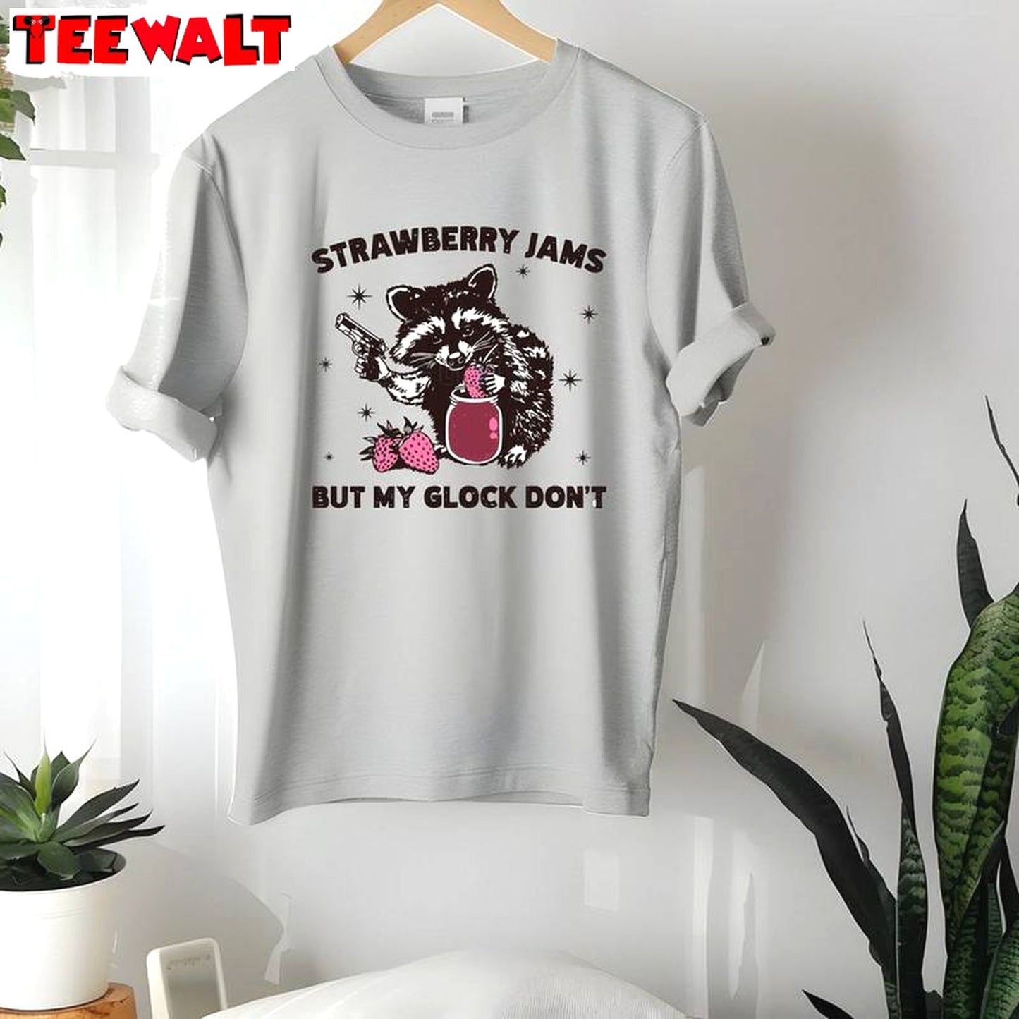 Strawberry Jams But My Glock Don't Shirt 05