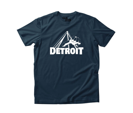 Detroit Joe Louis Fist Landmark Premium Shirt - T-Shirts