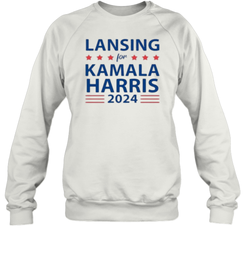 Lansing For KAMALA HARRIS For PRESIDENT 2024 T-Shirt