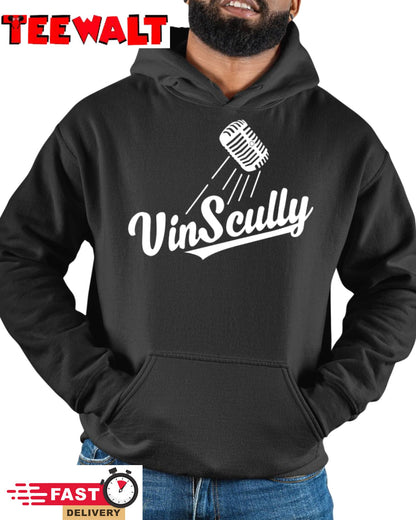 Vin Scully Microphone T Shirt