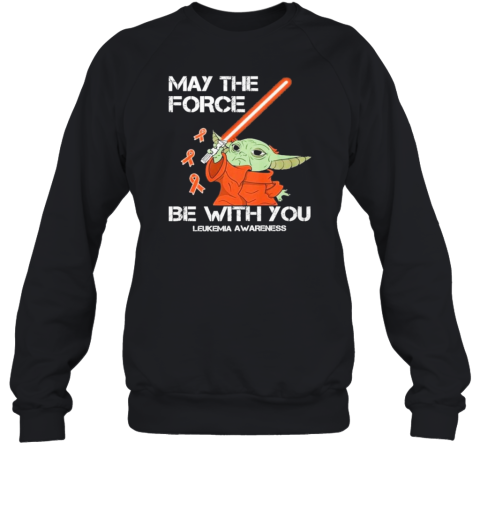 Star Wars May The Force Be With You Leukemia Awareness T-Shirt