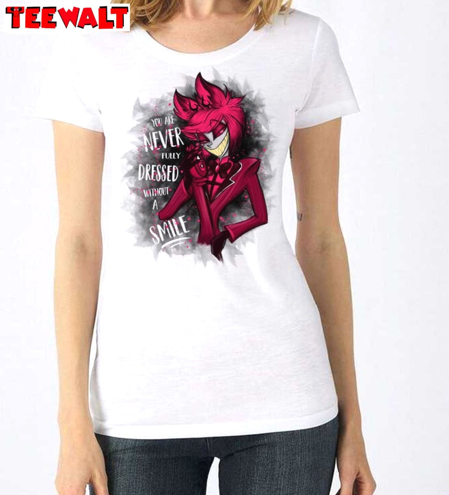 Alastor Hazbin Hotel Shirt, Trendy Unisex T Shirt Long Sleeve