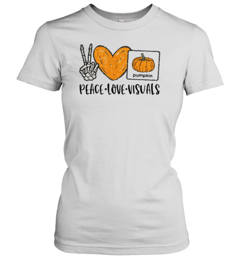 Peace Love Visuals Teacher T-Shirt