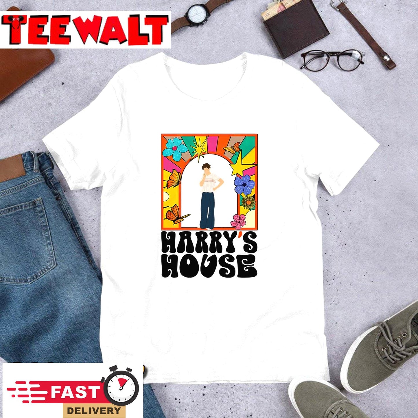 Harry Styles Shirt Harry's House Vintage Retro T-Shirt