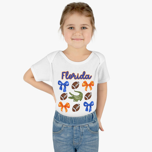 Baby Florida Football Coquette Shirt - Toddler Game Day College Shirt