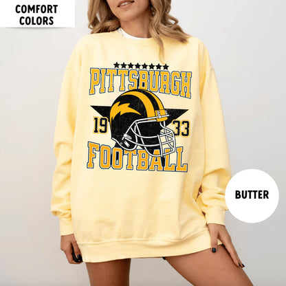 Pittsburgh Football Sweatshirt, Jj Watt Comfort Colors Shirt For Fans